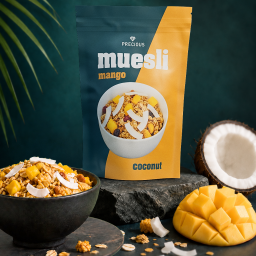 Müsli Packshot - CGI Render