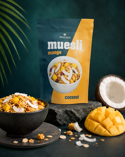 Müsli Packshot - CGI Render