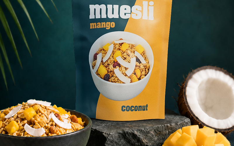 Müsli Packshot - CGI Render